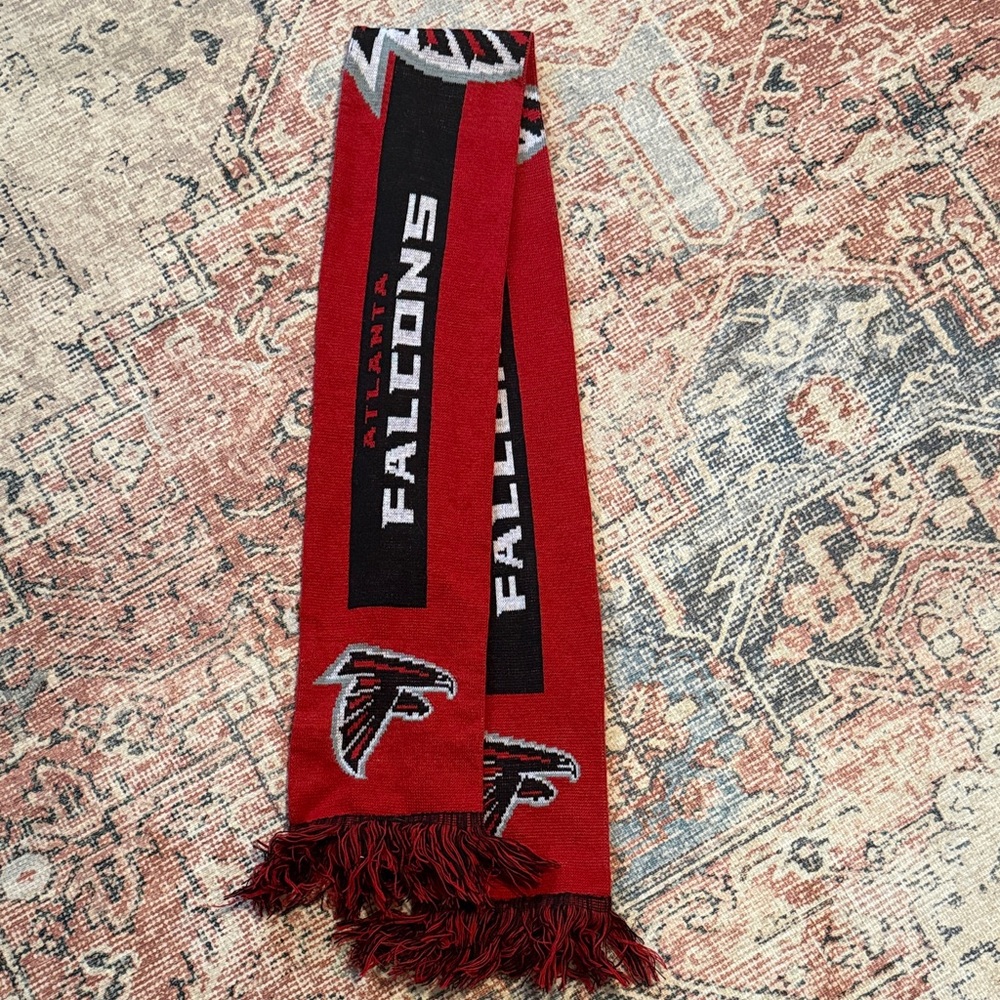 NFL Atlanta Falcons Red and Black Scarf